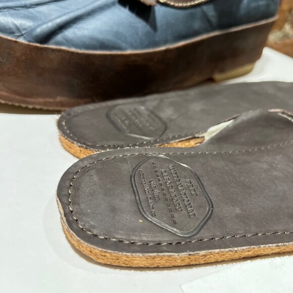 Visvim Decoy Duck Boot Alu-Folk – Blue/Brown – Size US 8 - Picture 10 of 10